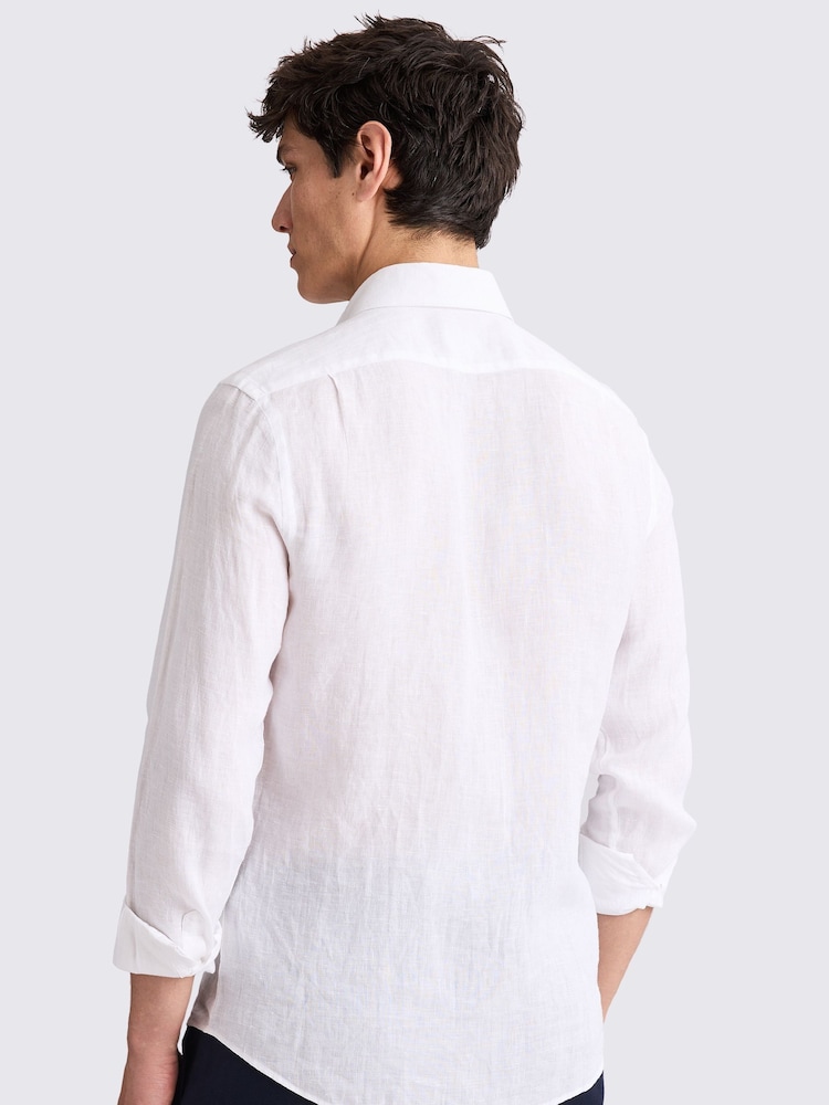 Tailored Fit 100% Linen Shirt - Image 2 of 5