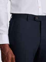 MOSS Blue Italian Tailored Fit Trousers - Image 3 of 3