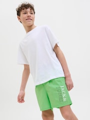 JACK & JONES Junior Logo Swim Shorts - Image 3 of 5