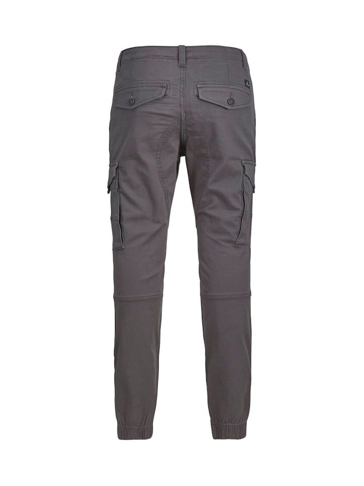 JACK & JONES Junior Grey Cargo Trousers - Image 7 of 7