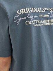 JACK & JONES Junior Short Sleeve Back Print 100% Cotton T-Shirt - Image 5 of 5