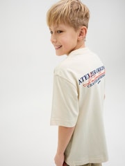 JACK & JONES Junior Short Sleeve Back Print 100% Cotton T-Shirt - Image 1 of 5