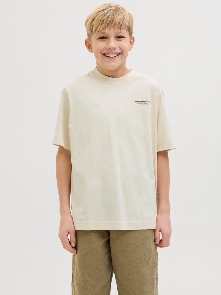 JACK & JONES Junior Short Sleeve Back Print 100% Cotton T-Shirt - Image 2 of 5