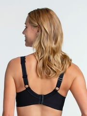 Miss Mary of Sweden Black Cotton Comfort Underwired Bra - Image 3 of 3
