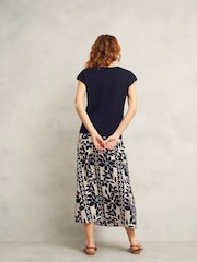 Hobbs Blue Addison Knitted Top - Image 2 of 4