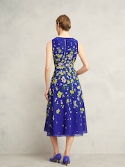 Hobbs Blue Petite Carly Dress - Image 2 of 4