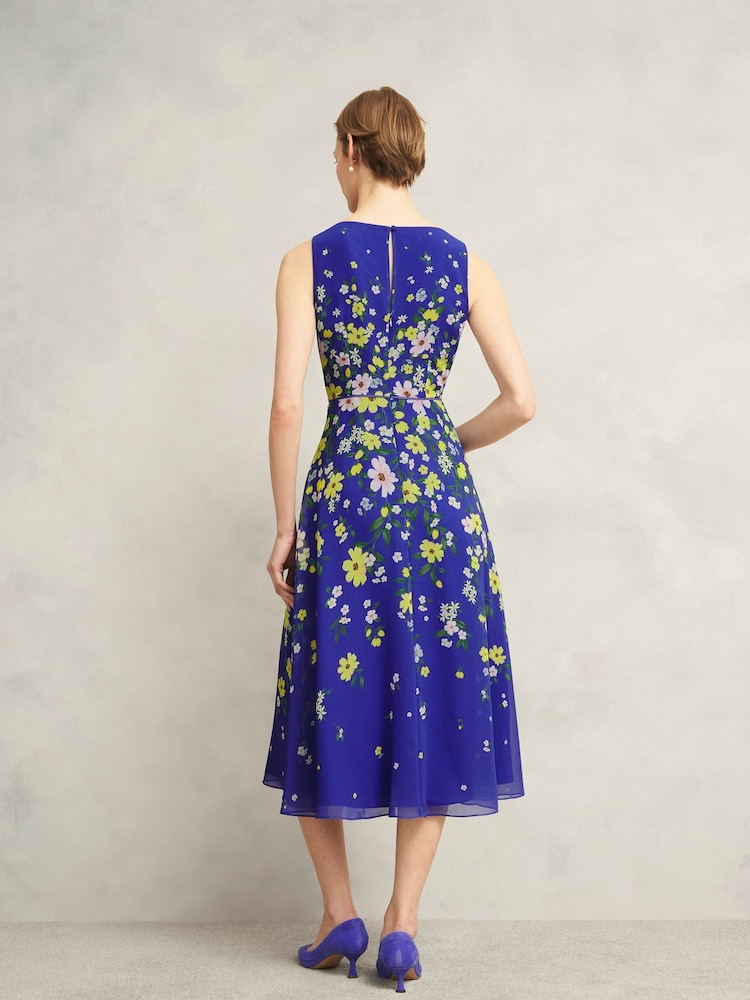 Hobbs Blue Petite Carly Dress - Image 2 of 4