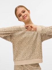 VERO MODA Printed Long Sleeved Cream T-Shirt - Imagen 1 de 5