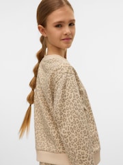 VERO MODA Printed Long Sleeved Cream T-Shirt - Imagen 3 de 5