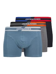 JACK & JONES Junior Blue Boxers 3 Pack - Image 1 of 2