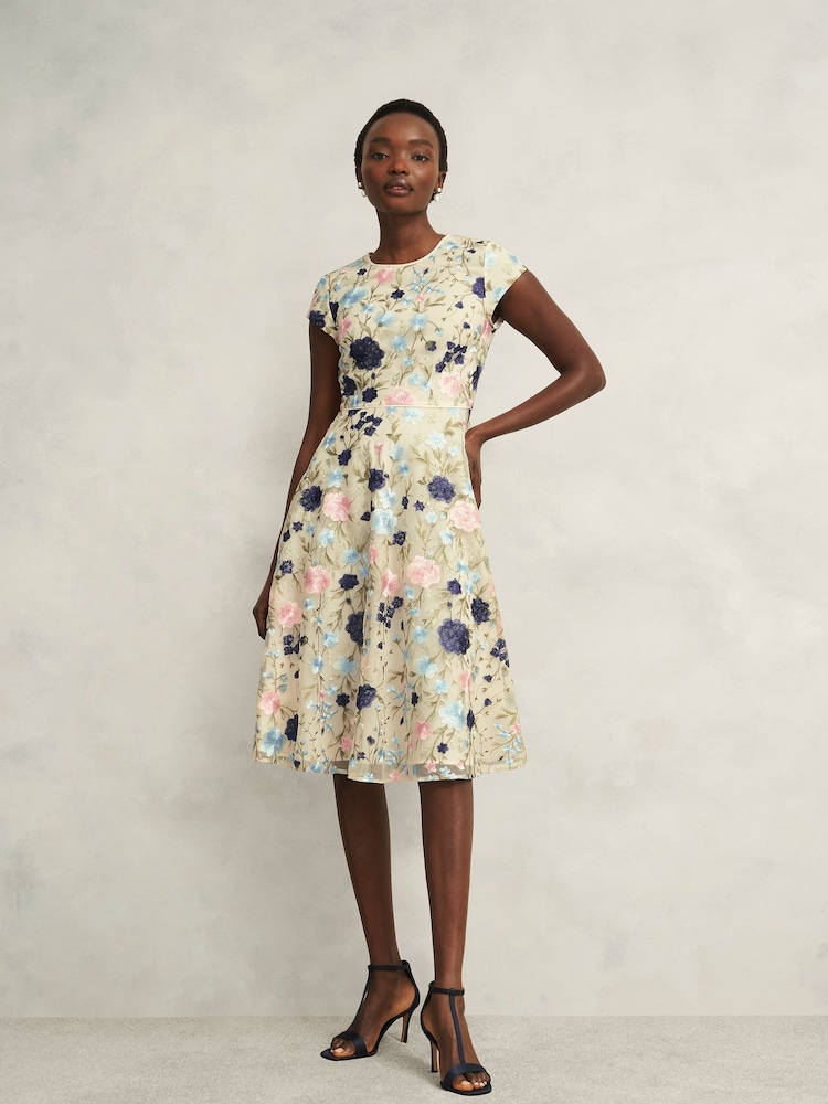 Hobbs Natural Petite Tia Dress - Image 1 of 4