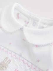 White/Pink Collar - Pack de 3 pijamas tipo pelele para bebé - Imagen 15 de 16