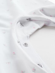 White/Pink Collar - Pack de 3 pijamas tipo pelele para bebé - Imagen 9 de 16