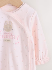 Pink Mummy Family Baby Sleepsuit (0-2yrs) - Image 3 of 8