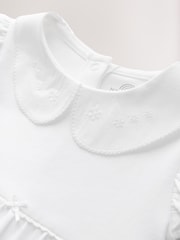 White Occasion Baby Sleepsuit (0-2yrs) - Image 5 of 7