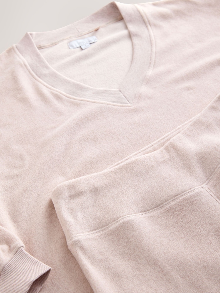 Neutral Fleece Tunic & Joggers Set - Image 9 of 9 Neutral Fleece Tunic & Joggers Set - Image 9 of 9