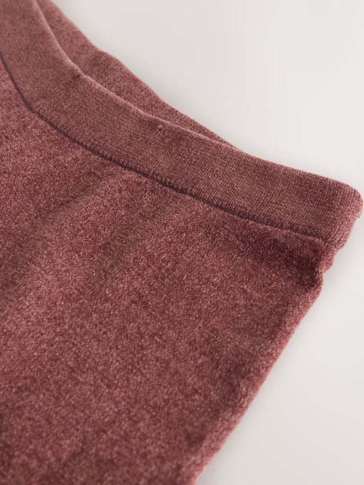 Pink Chenille Knit Wide Leg Trousers - Image 8 of 8 Pink Chenille Knit Wide Leg Trousers - Image 8 of 8