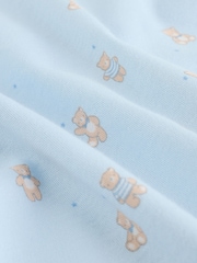 Blue 7 Pack Baby Bear Sleepsuit (0-2yrs) - Image 18 of 18