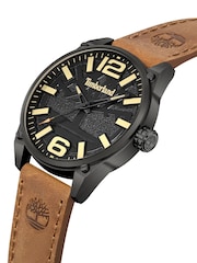 Timberland Ripley Z Leather Strap Gun 3ATM Brown Watch - Image 3 of 4