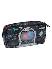 Smiggle Black Eclipse Pocket Character Pencil Case - Image 1 of 4