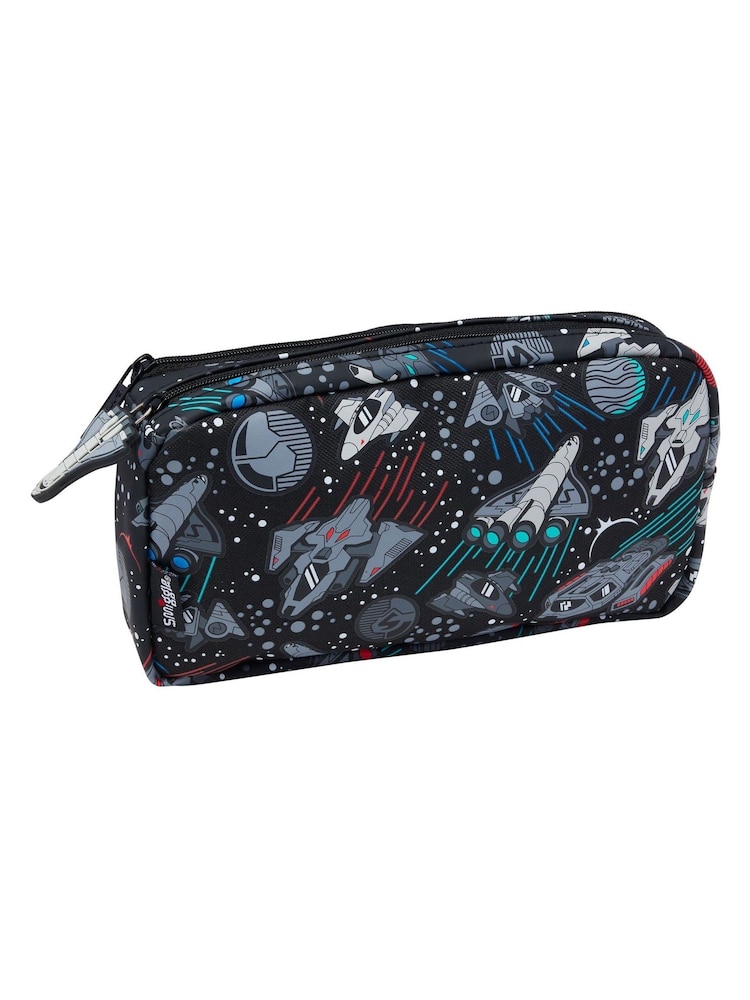 Smiggle Black Eclipse Pocket Character Pencil Case - Image 2 of 4