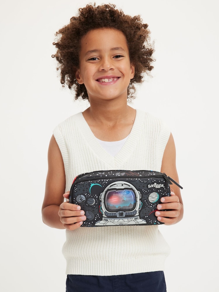 Smiggle Black Eclipse Pocket Character Pencil Case - Image 3 of 4