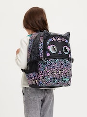 Smiggle Black Eclipse Classic Attach Backpack - Image 4 of 5