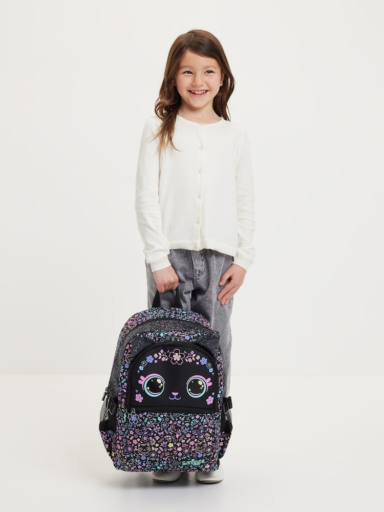 Smiggle Black Eclipse Classic Attach Backpack - Image 5 of 5