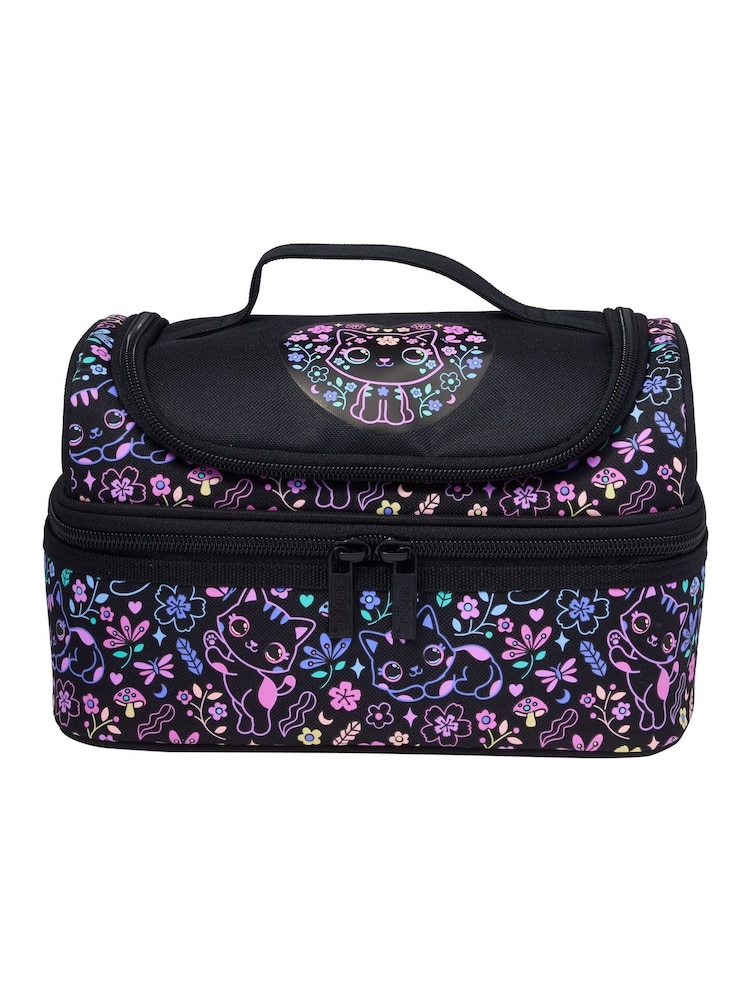 Smiggle Black Eclipse Double Decker Lunchbox - Image 1 of 5