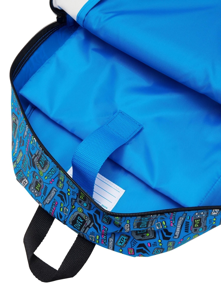 Smiggle Blue Eclipse Classic Attach Backpack - Image 4 of 4