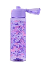 Smiggle Purple Eclipse Plastic Flip Lid Drink Bottle 750ml - Image 2 of 2