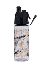 Smiggle Black Livewire Spritz Plastic Drink Bottle 560ml - Image 1 of 1