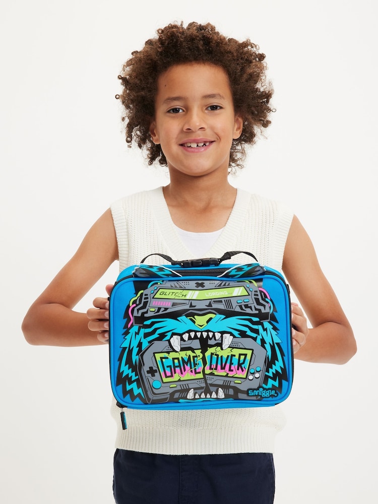 Smiggle Blue Eclipse Oblong Attach Lunchbox - Image 3 of 3