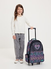 Smiggle Black Eclipse Trolley Backpack With Light Up Wheels - Image 5 of 6