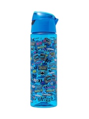 Smiggle Blue Eclipse Plastic Flip Lid Drink Bottle 750ml - Image 1 of 2