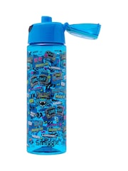 Smiggle Blue Eclipse Plastic Flip Lid Drink Bottle 750ml - Image 2 of 2