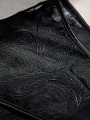 Black N. Premium Embroidery Tanga Knicker - Image 10 of 10