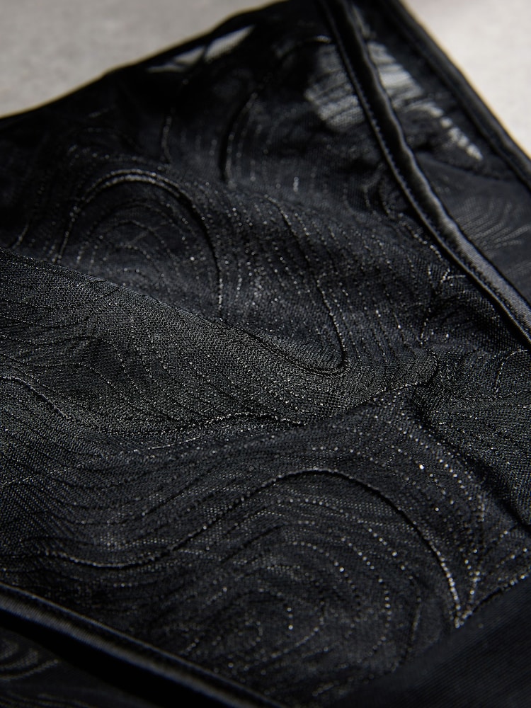 Black N. Premium Embroidery Tanga Knicker - Image 10 of 10