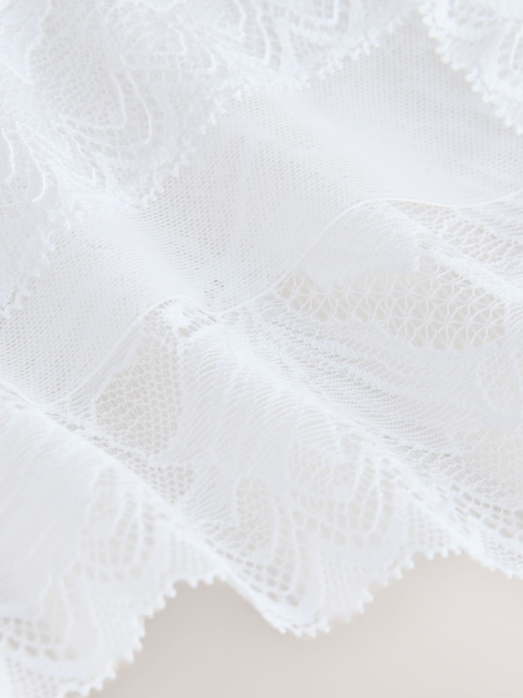 Blue Lace Brazilian Knickers - Image 2 of 3