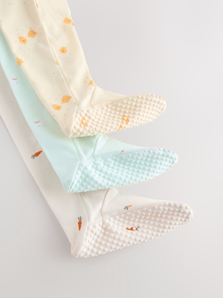 Yellow Easter Character - حزمة ملابس نوم من 3 قطع للبيبي (0 شهر-2 سنوات) - صورة 14 من 14