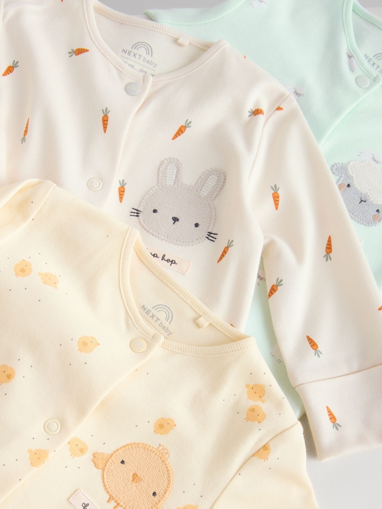 NEXT Bambina: Confezione Da 3 Tutine Per Bebè Con Gonna, In Morbido Cotone, Lavabili In Lavatrice, Stile Inglese Senza Tempo
