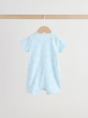 ブルー - 2 ウェイジップベビーロンパース 3 枚パック（0 ヶ月～ 3 歳） - 画像 4 / 13