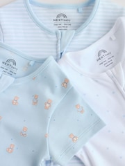 ブルー - 2 ウェイジップベビーロンパース 3 枚パック（0 ヶ月～ 3 歳） - 画像 8 / 13