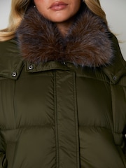 South Beach Padded Faux Fur Hood Jacket - Imagen 5 de 6