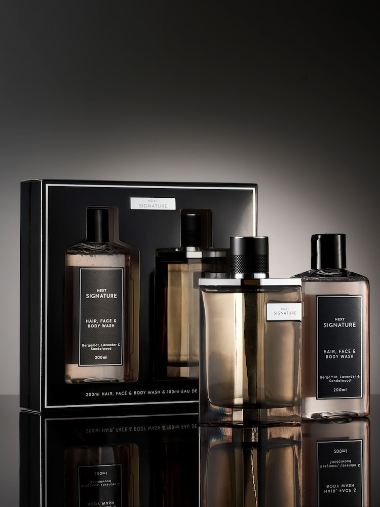 Signature 100ml Eau de Parfum & 3-in-1 Body Wash Gift Set - Image 1 of 3
