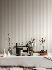 Ohpopsi Parchement Candy Stripe 10M Wallpaper - Image 1 of 2