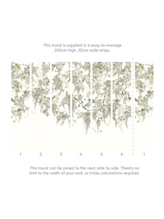 Ohpopsi Linen Trailing Wisteria 10M Wallpaper - Image 5 of 5