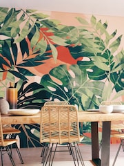 Ohpopsi Olive Rust Textured Palm 10M Wallpaper - Image 2 of 3
