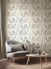 Ohpopsi Neutral Grey Blossom 10M Wallpaper - Image 3 of 4