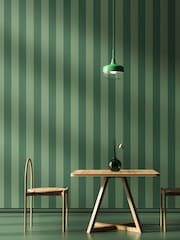 Ohpopsi Forest Bloc Stripe 10M Wallpaper - Image 1 of 3